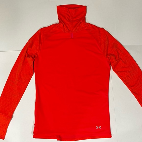 Women’s UNDER ARMOUR Half Zip Semi-Fitted Sweater Size: M Color: Deep C… - Picture 2 of 12